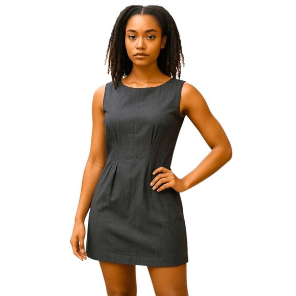 Y2K Mossimo Premium Dark Wash Denim Mini Dress Jeans XS - Picture 1 of 8